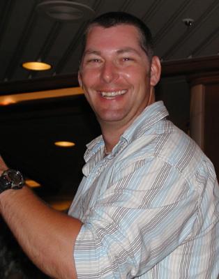 Paul with his perpetual smile is always having fun.