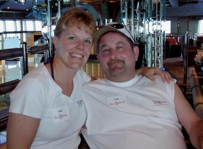 Amy and Tom... having fun.