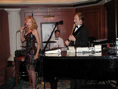 The Denise Canby Trio entertains in the Wheelhouse.