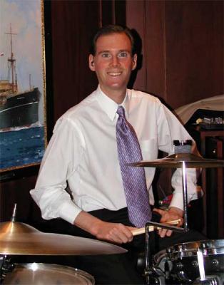 Shayne, drummer for the Denise Canby Trio