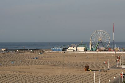 View of the amusments from our balcony