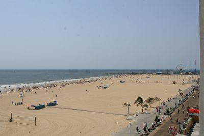 Wider view from our balcony, can see boardwalk below