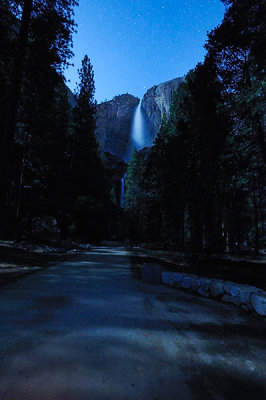 Yosemite Falls Star Trails