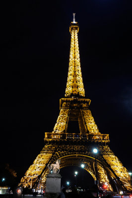 Eiffel tower and Pont D'Lena