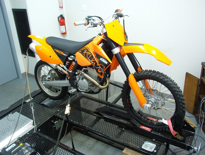 KTM 250XCF Dynamometer Testing
