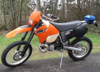 2002 KTM 380EXC Test Bike