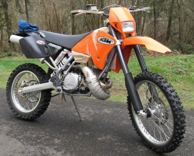 2002 KTM 380EXC Test Bike