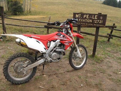 CRF450 at High Elevation with EFI Tuner