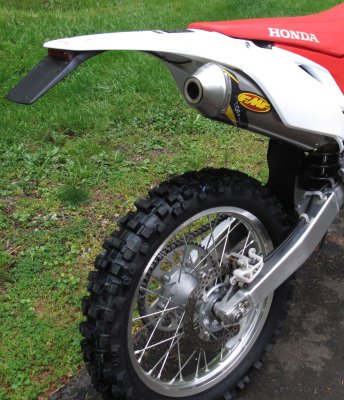 CRF450R with off-road setup