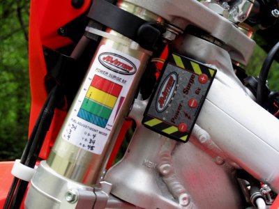 CRF450R with Power Surge EFI tuner