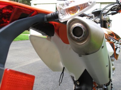 350EXC-F Stock Silencer Screen