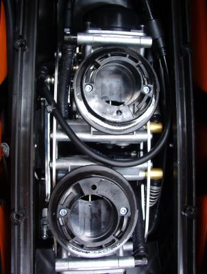 Twin Downdraft Carburetors