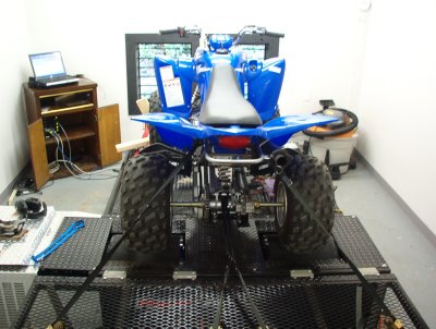 Dyno testing the Yamaha Raptor 350