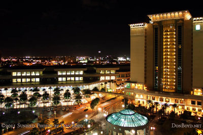 2011 - the Tampa Convention Center and Embassy Suites Hotel from the Tampa Marriott Waterside Hotel stock photo #5560