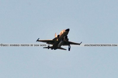 2011 - USN Northrop F-5N/F on approach military aviation stock photo #7831