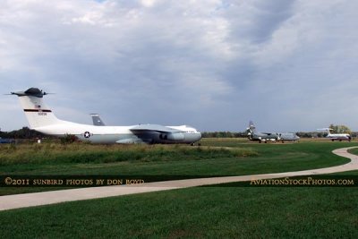 The Scott Field Heritage Air Park at Scott AFB aviation stock photo