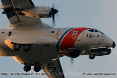 2012 - USCG CASA HC-144A Ocean Sentry #2303 on approach to Opa-locka Executive Airport military aviation photo