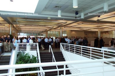 The reception at Terminal J at the Port of Miami following the commissioning of the USCGC BERNARD C. WEBBER (WPC 1101)