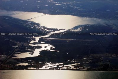 2011 - Cape Canaveral aviation aerial landscape stock photo #6133