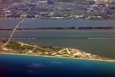 2011 - Patrick Air Force Base, Cocoa Beach aviation aerial landscape stock photo #9294