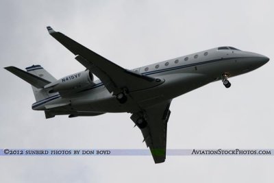 ML200 Leasing LLC's Gulfstream G200 N415VF on short final approach to Opa-locka corporate aviation stock photo #1640