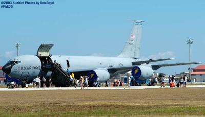 USAF Boeing KC-135R AF80-034  from 6th AMW at MacDill AFB military aviation air show stock photo #4108