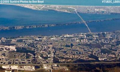 2005 - Patrick Air Force Base (top) and Melbourne aerial stock photo #7182C