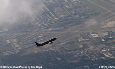 Delta Airlines B757-232 over Ft. Lauderdale Executive Airport aerial photo #7289