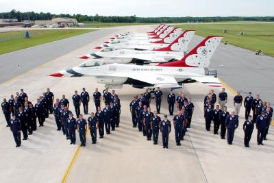 USAF Thunderbirds Stock Photos Gallery