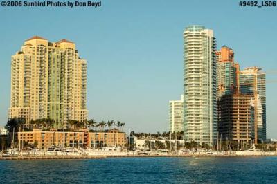High-rise condominiums on South Beach, Miami Beach, landscape stock photo #9492