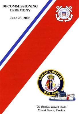 USCGC GENTIAN (WIX 290) Decommissioning Ceremony Booklet