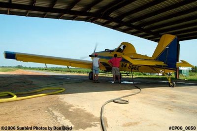 Dixon Brothers Flying Service Air Tractor AT-402 N4555E crop duster aviation stock photo #CP06_0050