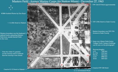 1963 - Masters Field (closed) - Former Marine Corps Air Station Miami