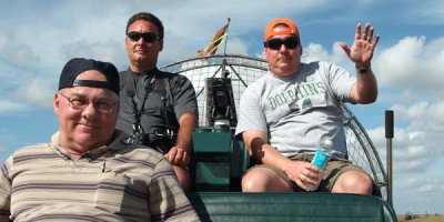 Don Boyd, Ken Johnson, and John Shirah from Plant City after the 35th Anniversary of Eastern flight 401 crash memorial service