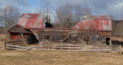 Weathered barn