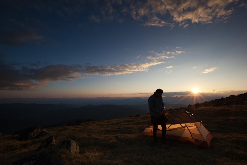 Sunset On Tiffany Mountain <br> (Tiffany_081412-161-2.jpg)*