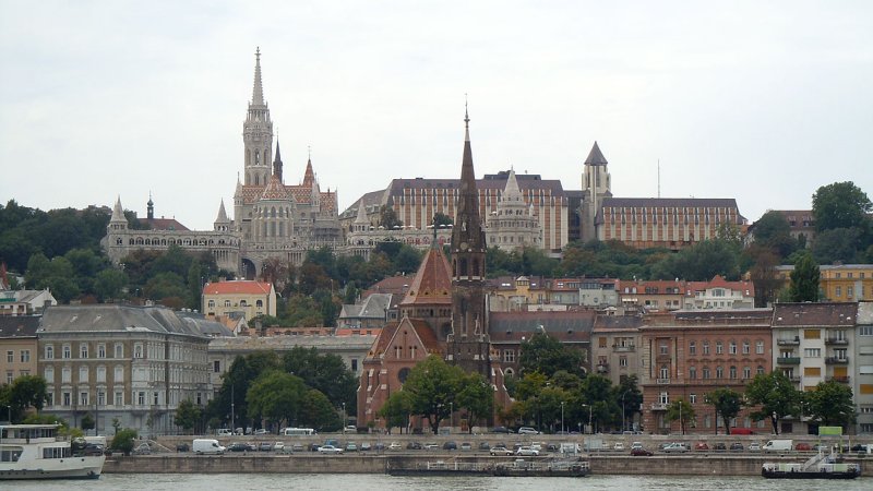 Fisherman Bastion as seen from Pest