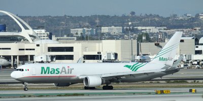 MKS Cargo 767-300 just arrived in LAX