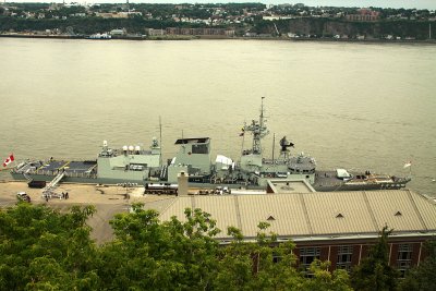 HMCS Montreal after the ceremony
