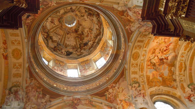 The dome of the Melk Abby