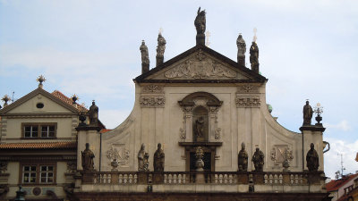 Sculptures on the Charles Bridge Tower
