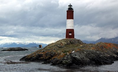The lighthouse in the Beagle Channel