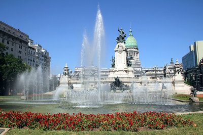 The Fountain in front of the Congress Building
