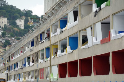 Boxes were being readied for Carnaval, only a few days away. Tour guide Gabe told us that boxes rented for $3K!