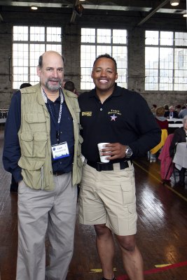 Howard and Mike Elliott at Saturday's lunch & festivities.
