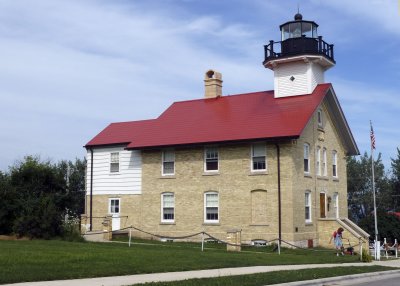 One of Port Washington's lighthouses is privately owned (and mowed!)