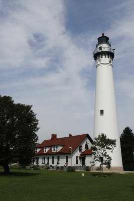 The Wind Point lighthouse in Racine was a beautiful complex, complete with a number of preserved buildings.