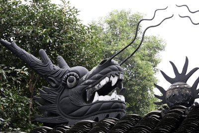 Dragons are everywhere in China, and this one at Yuyuan Garden was impressive!