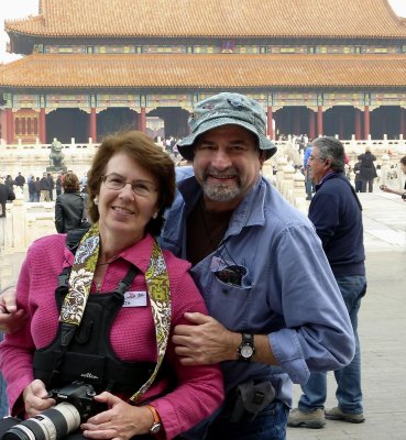 Ruth and Howard at the Forbidden City, Beijing