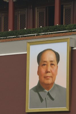 The next day it was on to Tiananmen Square, where Mao watches over all!